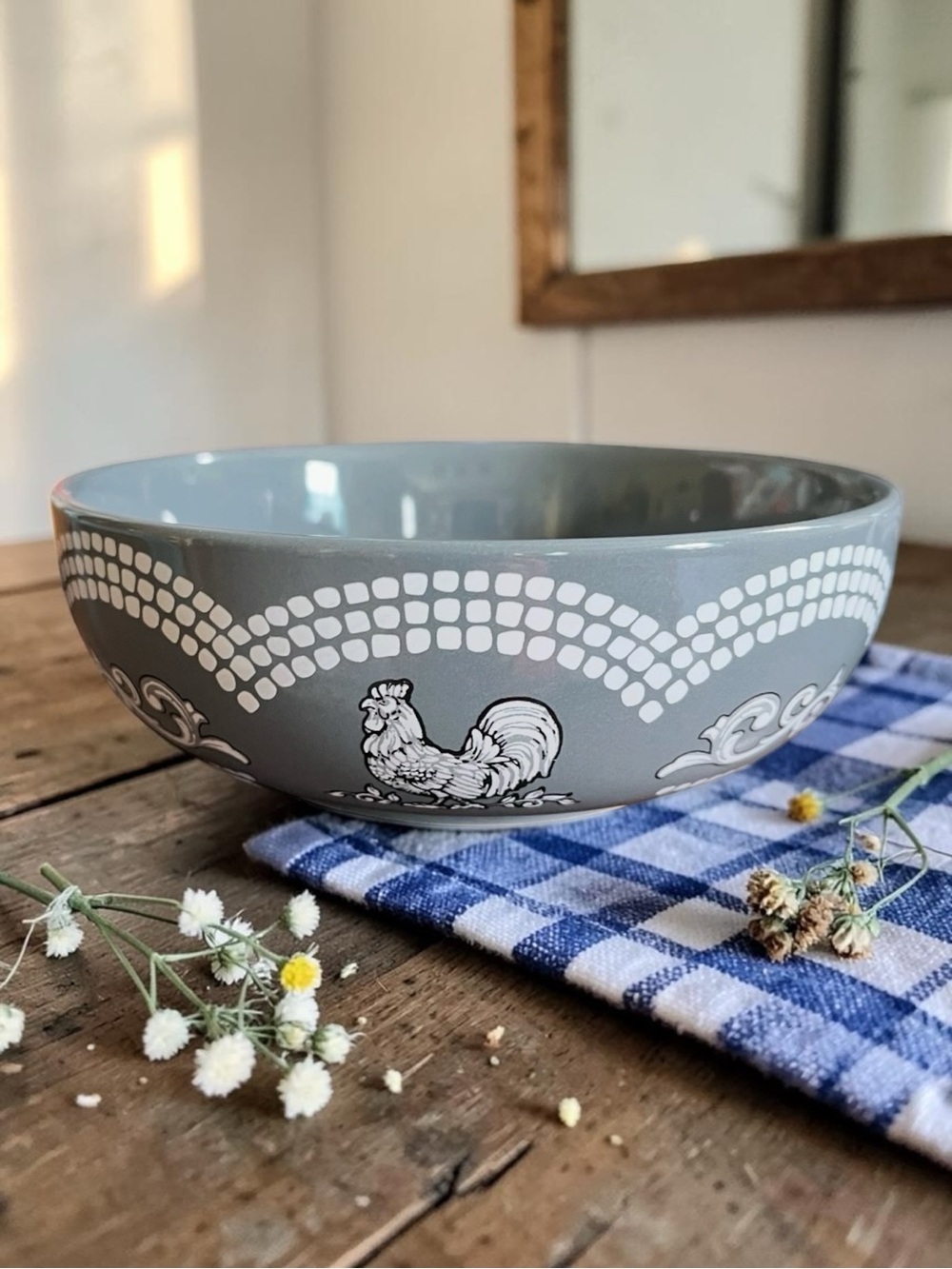 Temp-tations "Doodle Doo"  by Tara McConnell Tesher Set of 4 Bowls